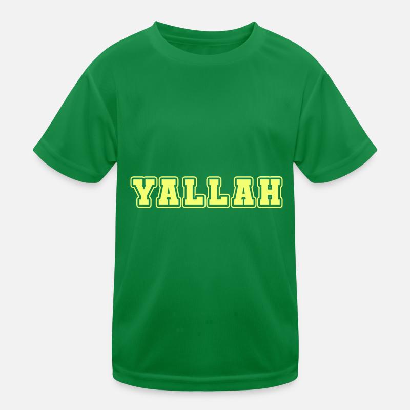 Yallah Kinder Funktions-T-Shirt