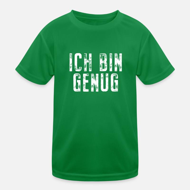 Ich Bin Genug I Am Enough Affirmation Achtsamkeit Kinder Funktions-T-Shirt