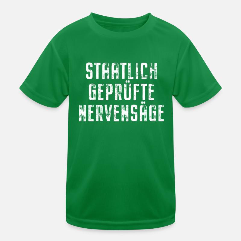 Staatlich Geprüfte Nervensäge Schwester Pubertät Kinder Funktions-T-Shirt