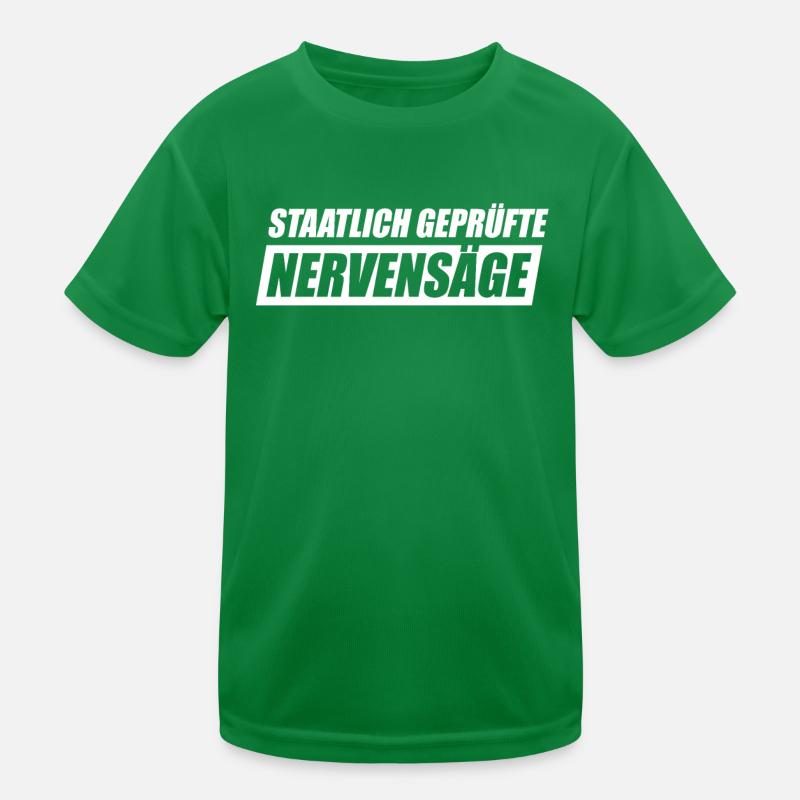 Staatlich Geprüfte Nervensäge Schwester Pubertät Kinder Funktions-T-Shirt