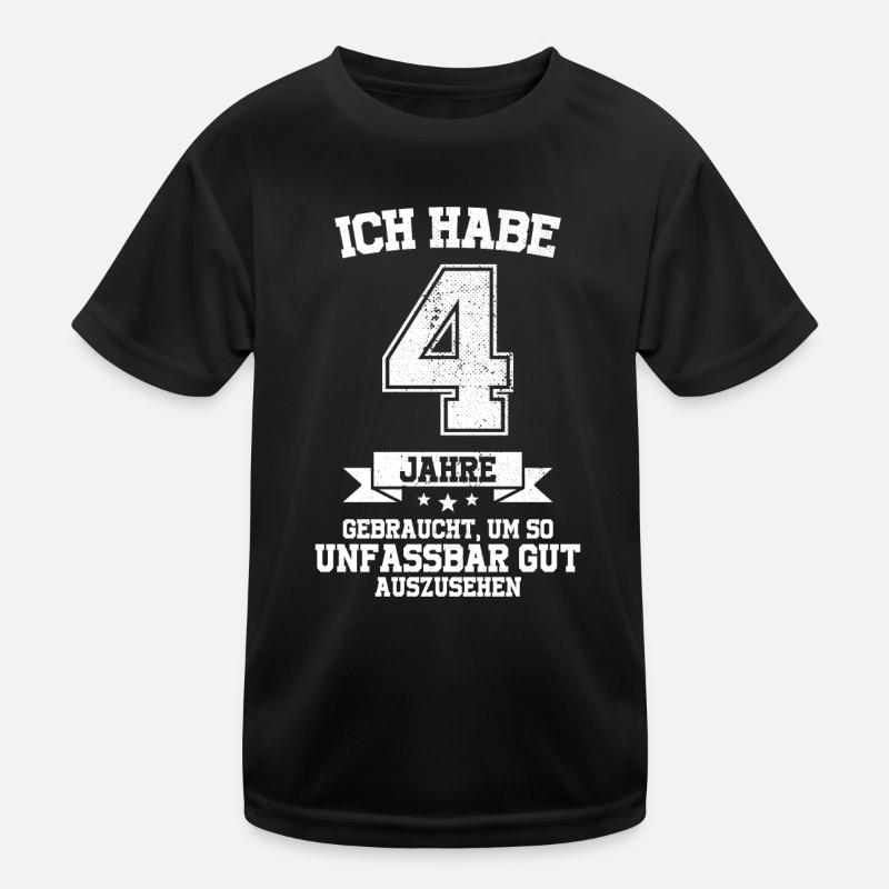 4. Geburtstag Geschenk Habe 4 Jahre Gebraucht Kinder Funktions-T-Shirt