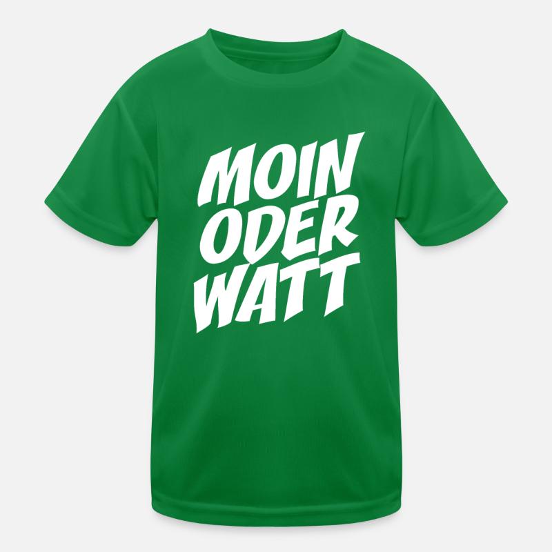 Moin Oder Watt Ruhrgebiet Ruhrpott Hamburg Moin Kinder Funktions-T-Shirt