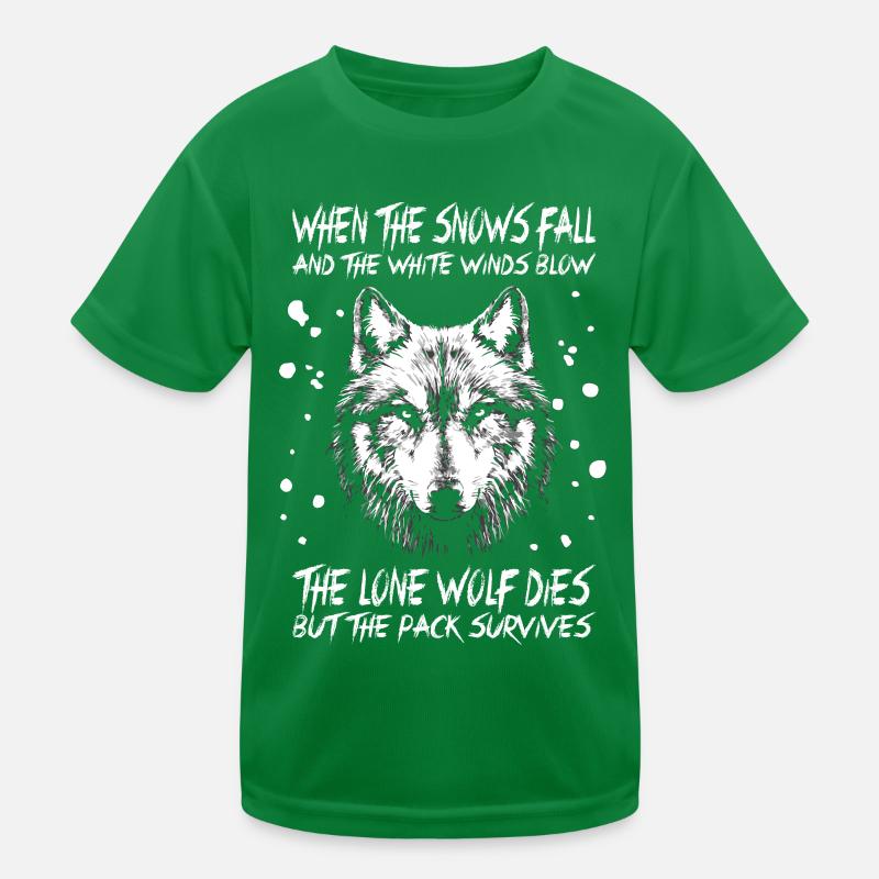 Der einsame Wolf stirbt Kinder Funktions-T-Shirt