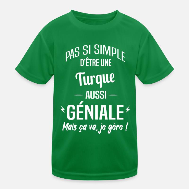 Turque T-shirt sport Enfant