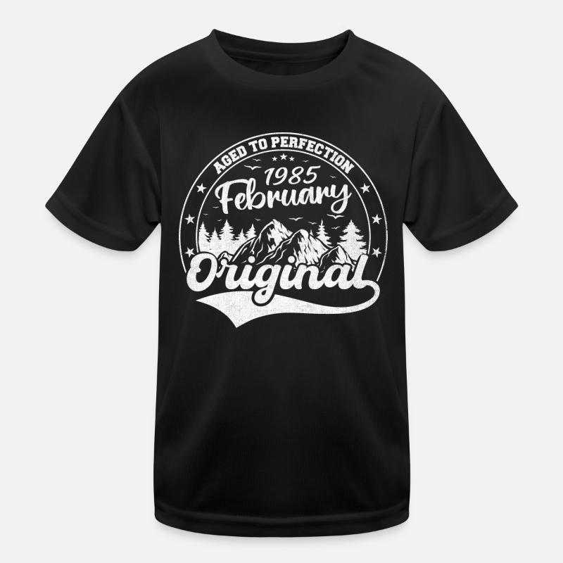 February 1985 birthday present February 1985 Kids Functional T-Shirt