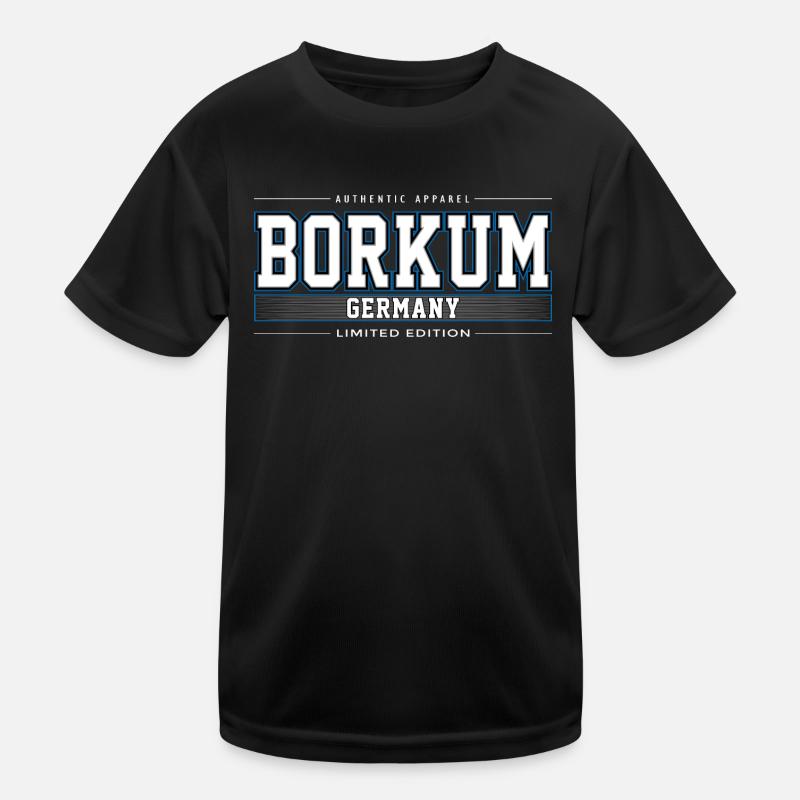 Borkum Kinder Funktions-T-Shirt