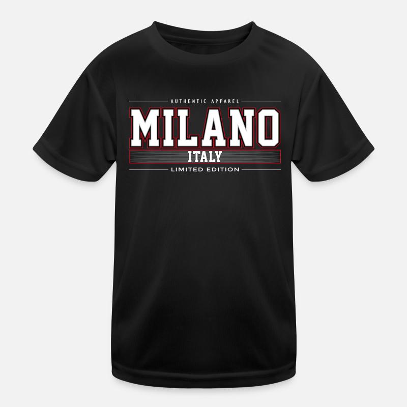 Milano - Kids Functional T-Shirt - black