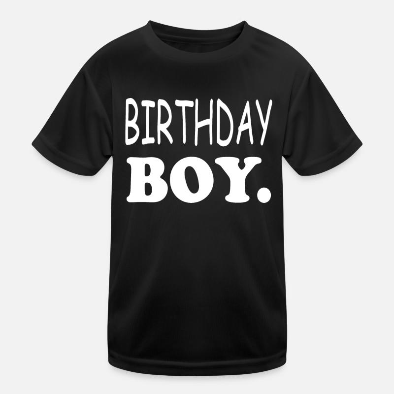Birthday Boy Kinder Funktions-T-Shirt