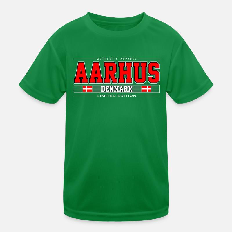 Aarhus Kinder Funktions-T-Shirt