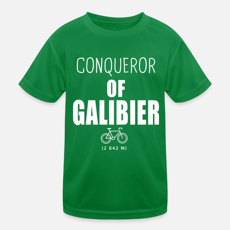 Conquérant du Galibier cycliste Alpes T-shirt sport Enfant