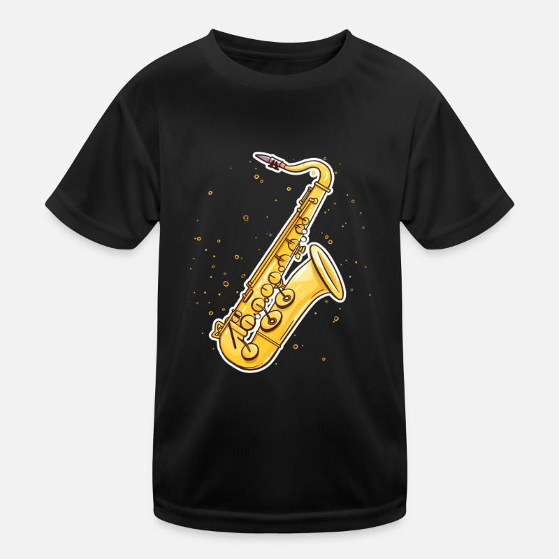 Graphisme pour saxophone T-shirt sport Enfant