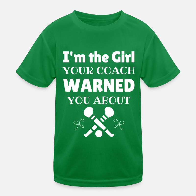 Camogie: Ich bin das Mädchen, vor dem dein Trainer dich gewarnt hat. Kinder Funktions-T-Shirt