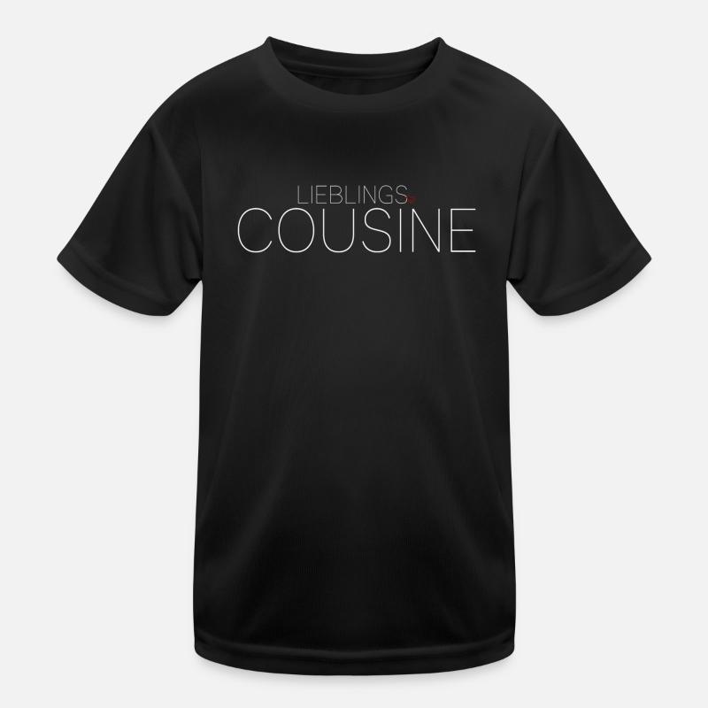 Lieblingscousine und Beste Cousine Kinder Funktions-T-Shirt