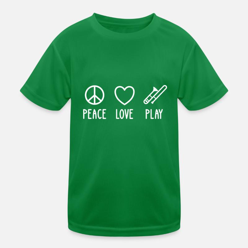 Trombone trombone is love funny sayings gift Kids Functional T-Shirt