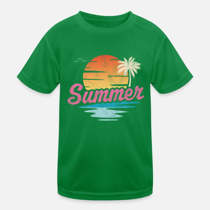 Sommer Kinder Funktions-T-Shirt
