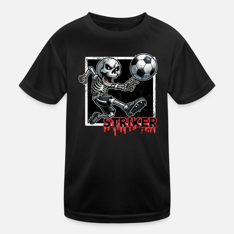 STRIKER SOCCER - SKELETON Kids Functional T-Shirt