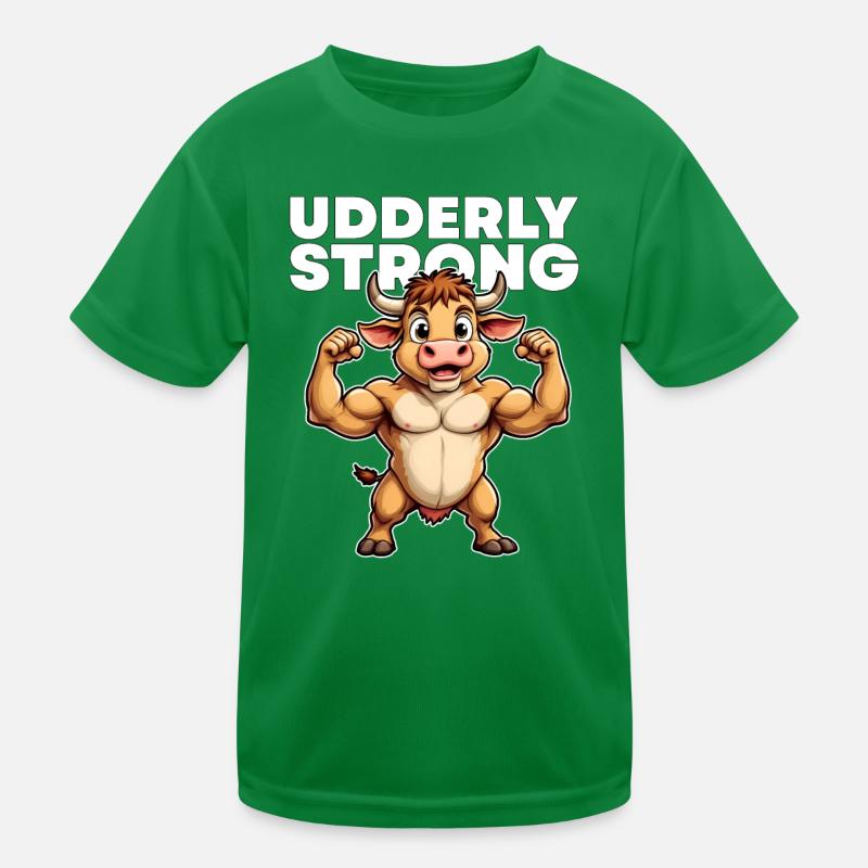 UDDERLY STRONG Kids Functional T-Shirt