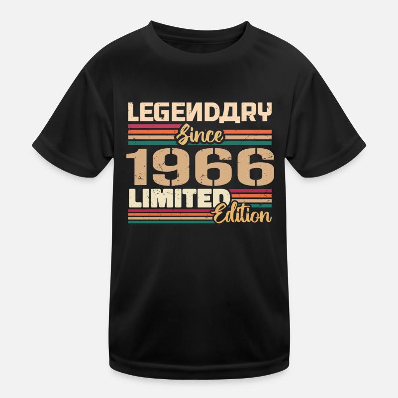 1966 Millésime 1966 Anniversaire Né En 1966 T-shirt sport Enfant