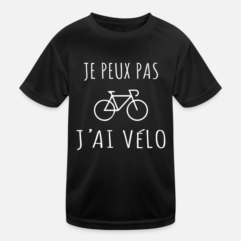 Je Peux Pas J'ai Vélo T-shirt sport Enfant