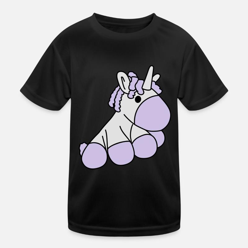 Einhorn1 - Kids Functional T-Shirt - black