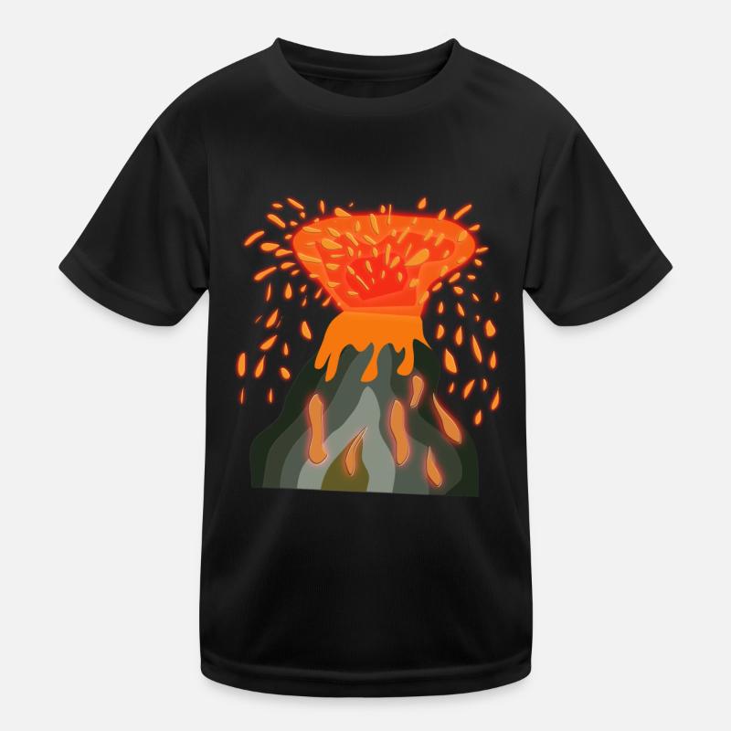 Vulkan Kinder Funktions-T-Shirt