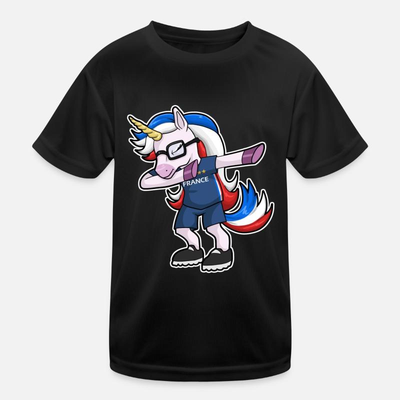 Supporter World Cup Frankreich Fußballmannschaft Kinder Funktions-T-Shirt