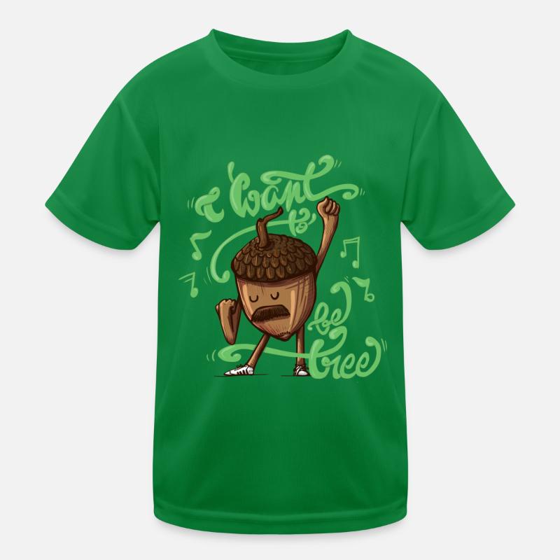 Baum sein Kinder Funktions-T-Shirt