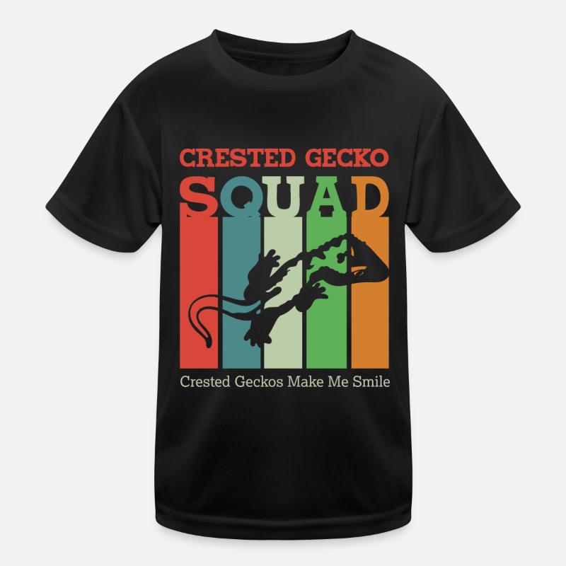 Crested Geckos Funny Saying Reptiles Lizard Kids Functional T-Shirt