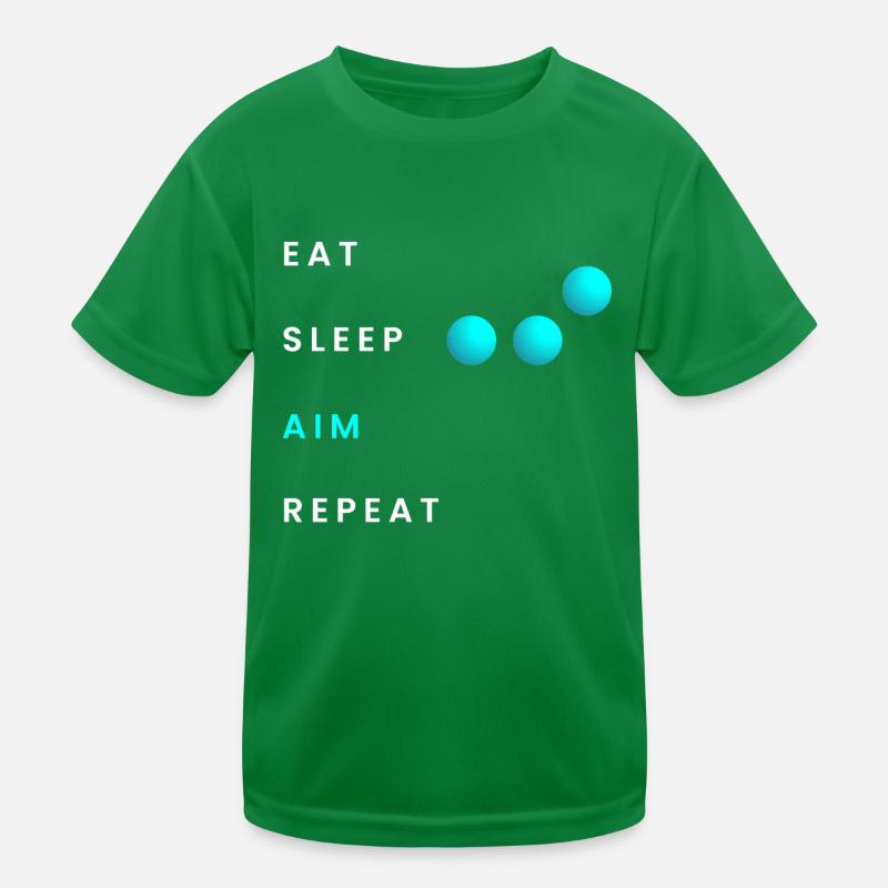 Manger Sommeil Objectif Répéter T-shirt sport Enfant