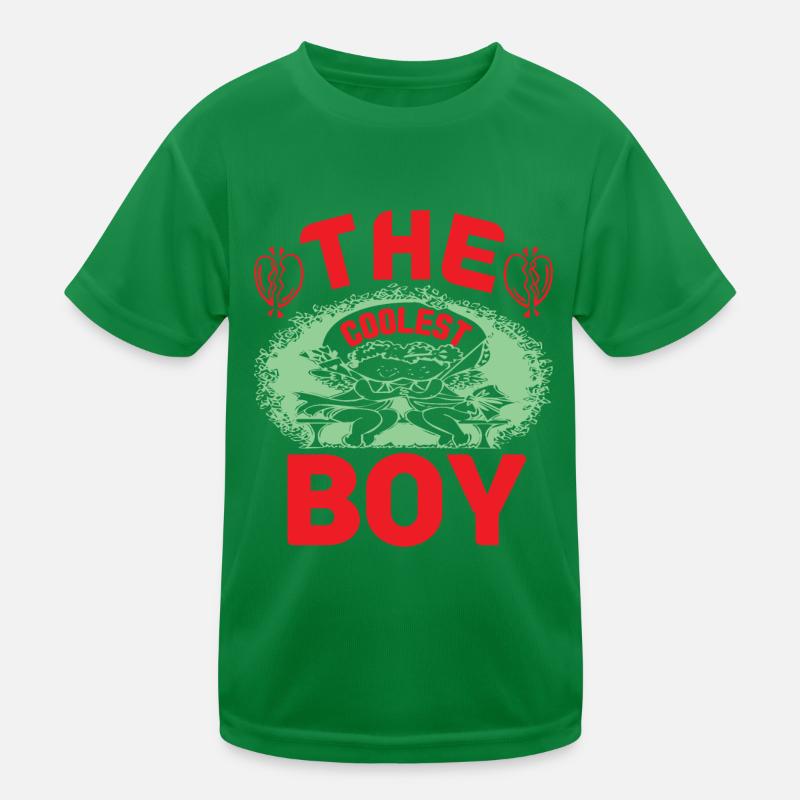 DER COOLSTE JUNGE LUSTIG Kinder Funktions-T-Shirt