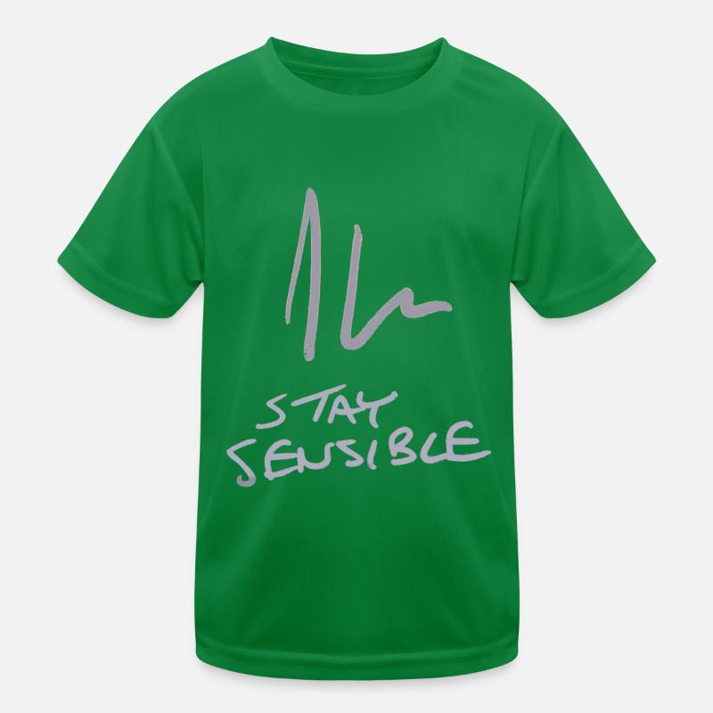 Jon Hare "Stay Sensible" Kids Functional T-Shirt