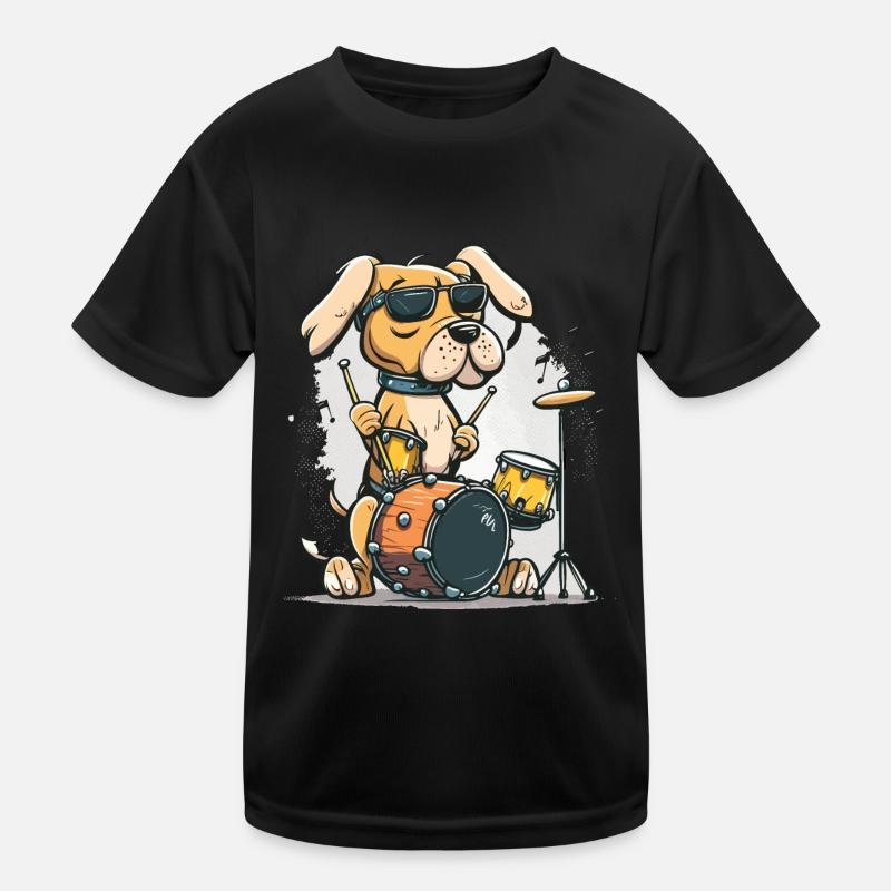 Chien de rythme T-shirt sport Enfant