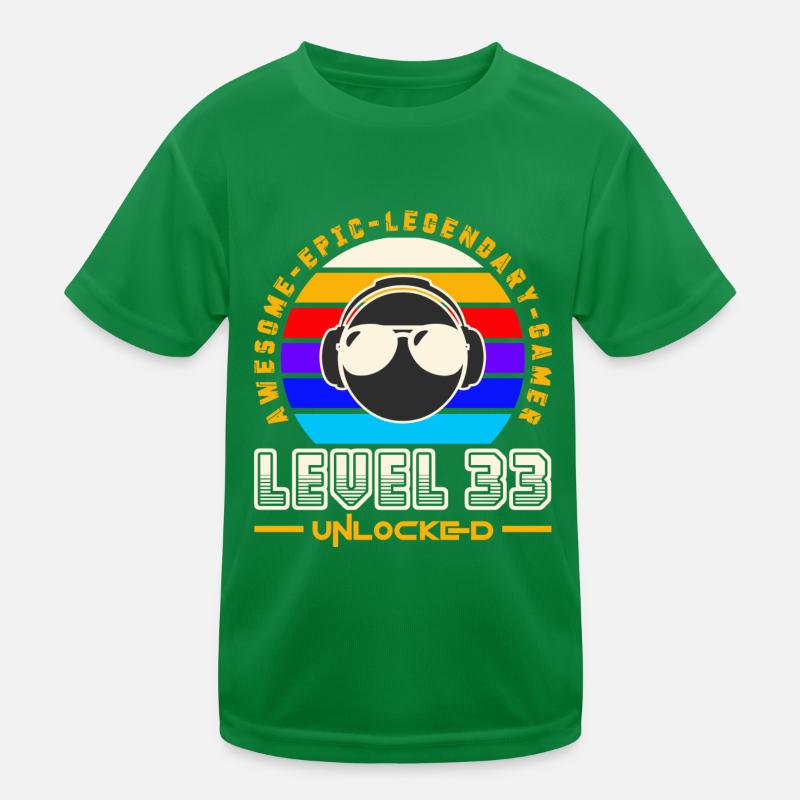 Level 33 T-shirt sport Enfant
