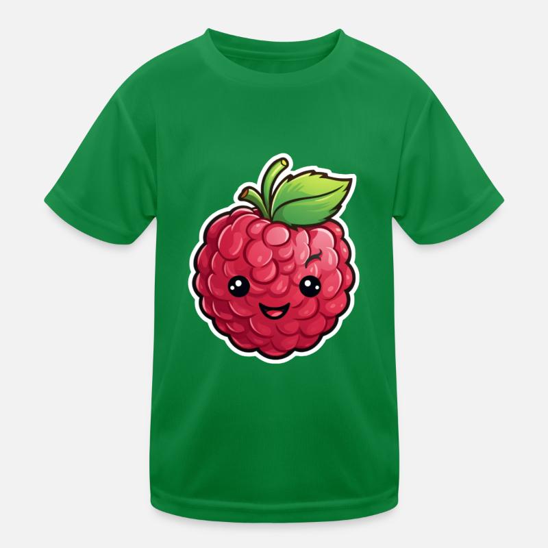 Himbeere Kinder Funktions-T-Shirt