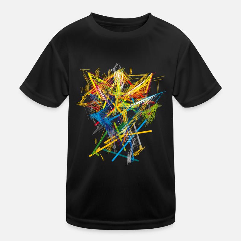 abstract Kids Functional T-Shirt