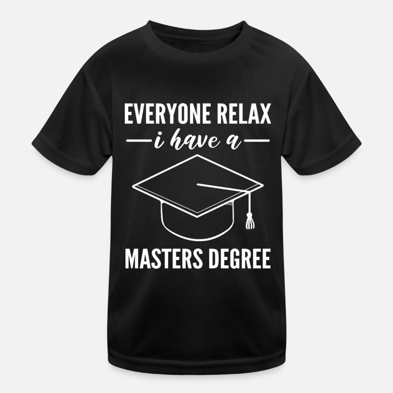 Master Studium Abschlussfeier Kinder Funktions-T-Shirt