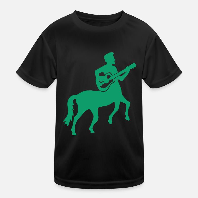 Cool Guitare Centaure Centaure Créature Mythique Homme Cheval T-shirt sport Enfant