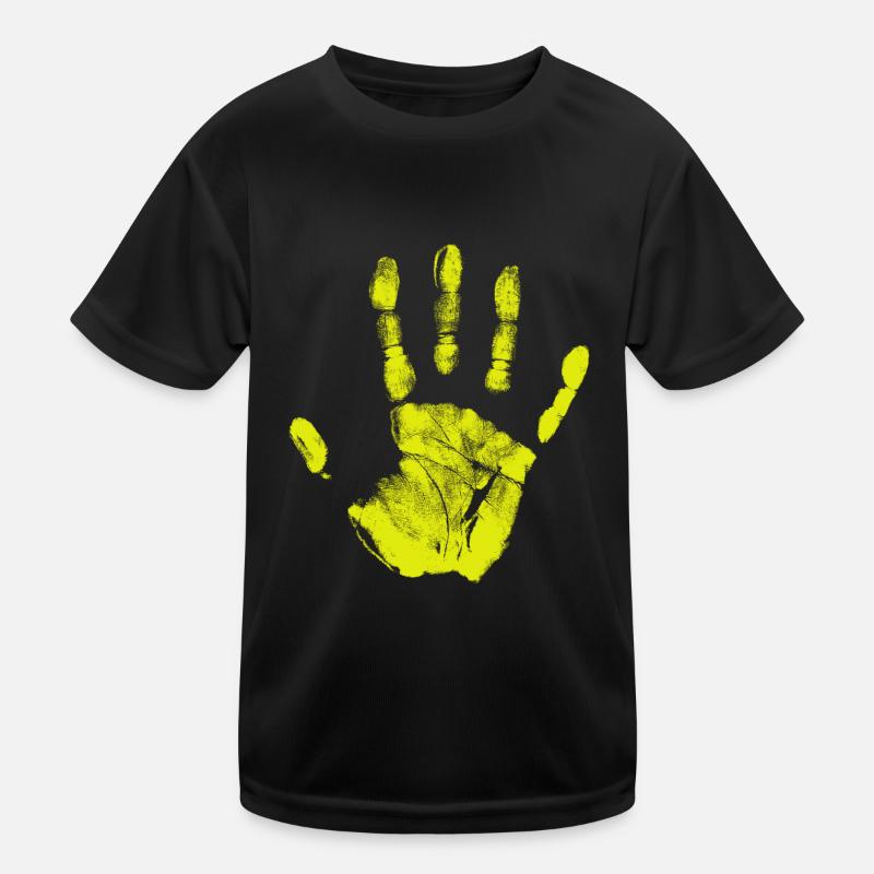 Empreinte de main, identité peinte, doigts et paume T-shirt sport Enfant
