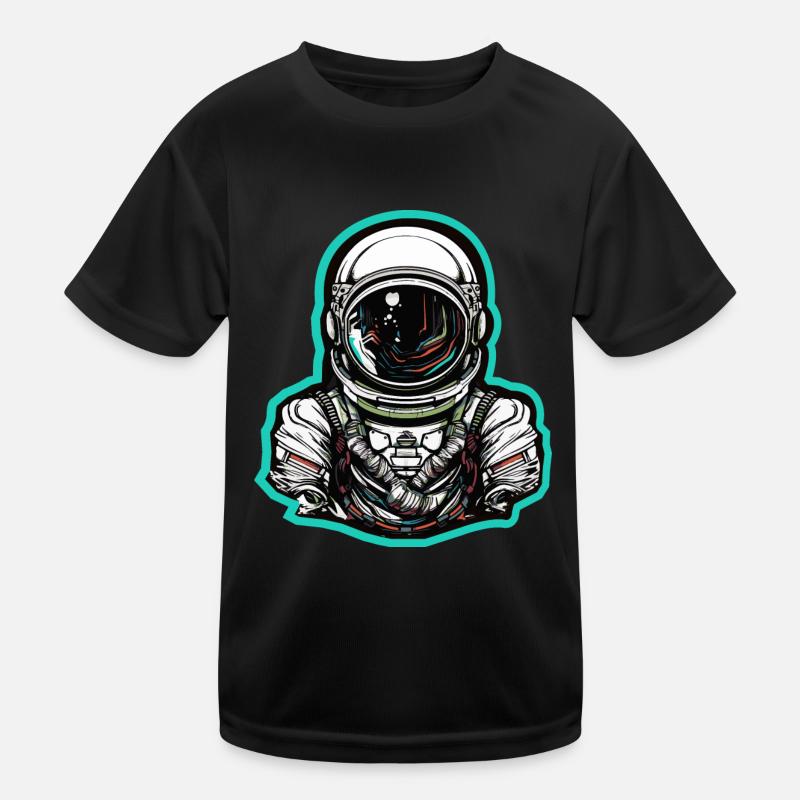 Astronaut Kinder Funktions-T-Shirt