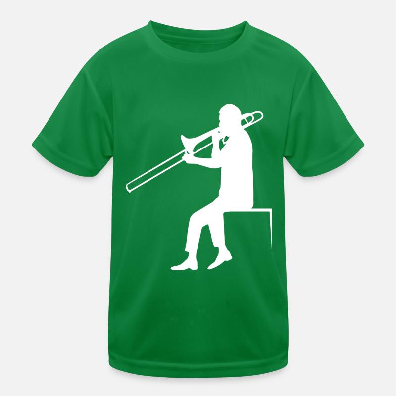 Posaune Kinder Funktions-T-Shirt