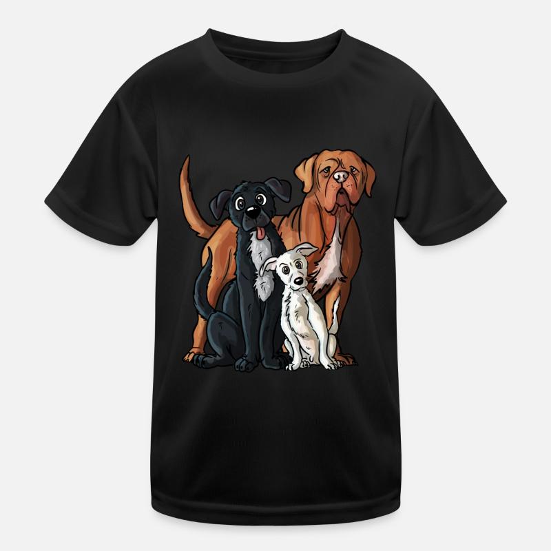 Dogs Kinder Funktions-T-Shirt