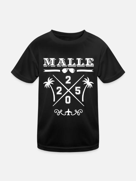malle 2025 majorca - Kinder Funktions-T-Shirt - Schwarz - Vorne