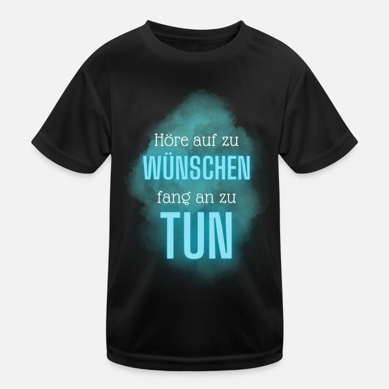 POSITIVE EINSTELLUNG MINDSET Motivation Kinder Funktions-T-Shirt