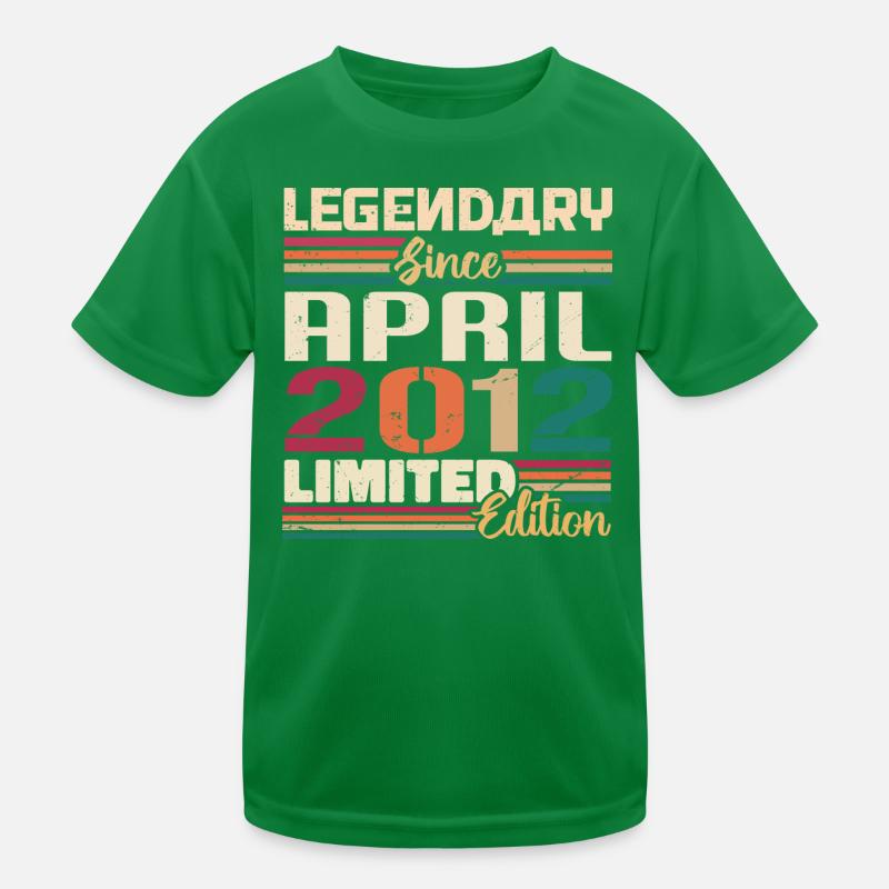 Les légendes naissent en avril 2012 - 2012 T-shirt sport Enfant