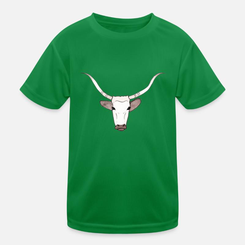 Stier Kinder Funktions-T-Shirt