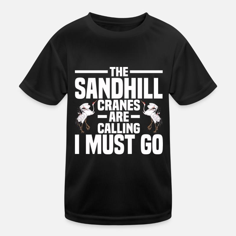 Kanadischer Kranich Kinder Funktions-T-Shirt
