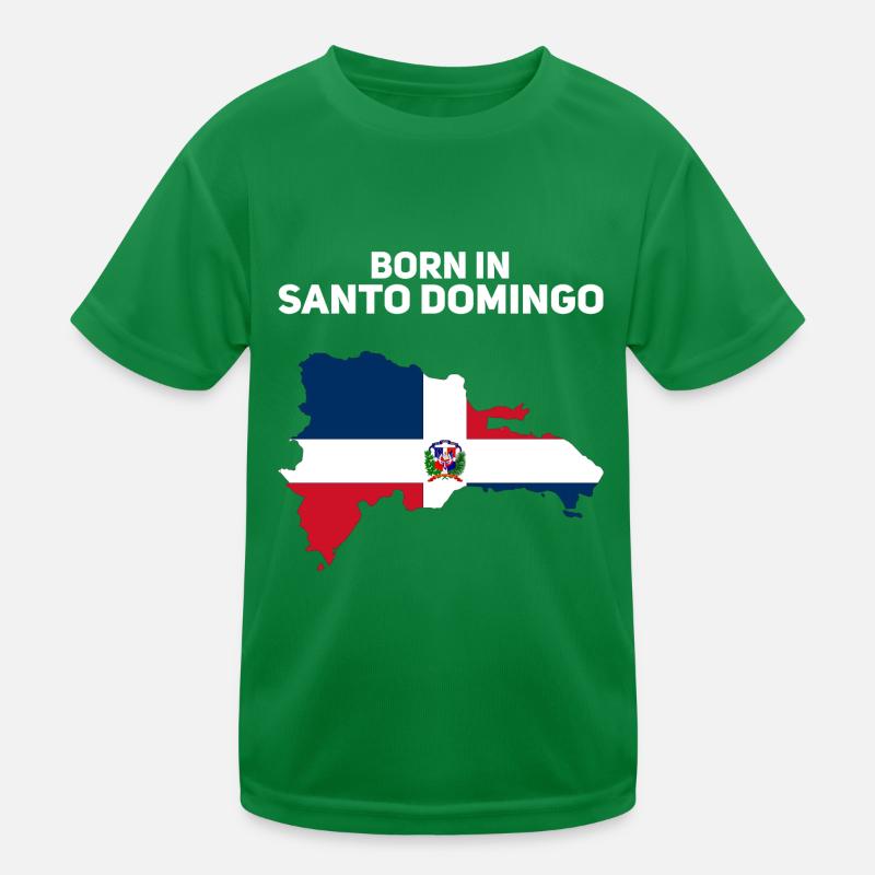 Dominican Republic Kids Functional T-Shirt