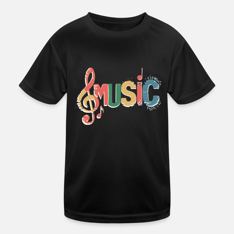 Music Kinder Funktions-T-Shirt