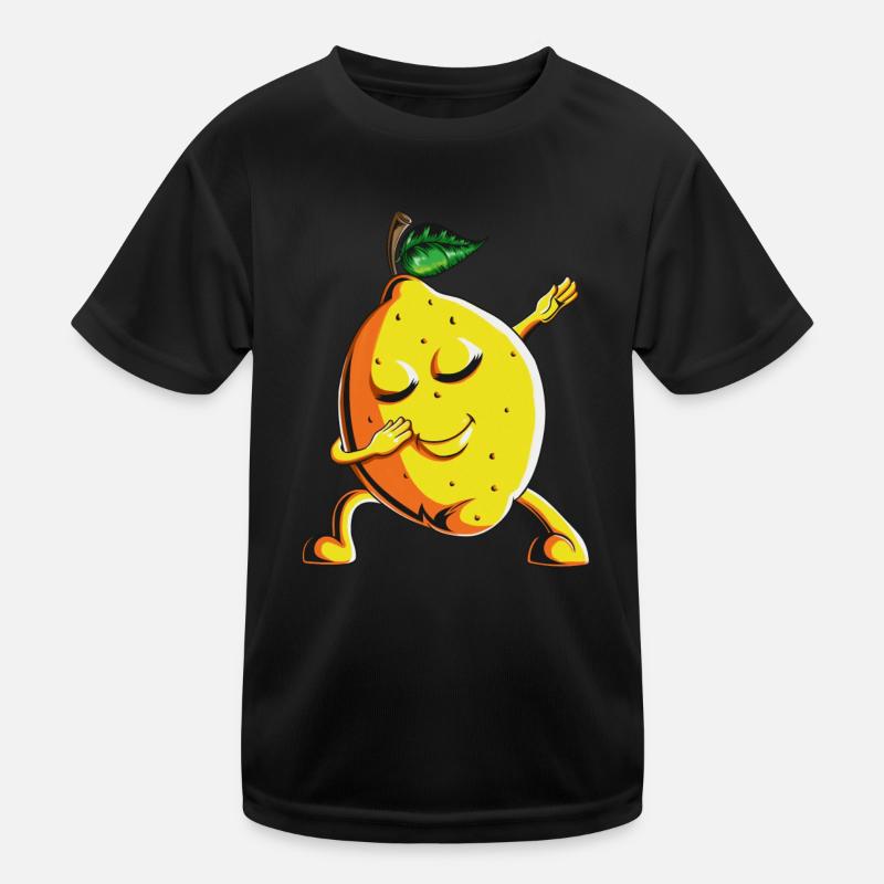 Zitronen Lemon Zitronensaft Zitrone Dabbing Kostüm Kinder Funktions-T-Shirt