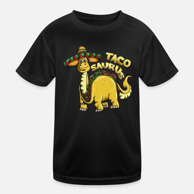 Brachiosaurus Dinosaure Tacosaurus Cinco de Mayo T-shirt sport Enfant